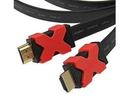 Шнур интерфейсный: HDMI to HDMI FLAT 1.4v OFC 2m                     