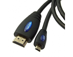 Шнур интерфейсный: Micro-HDMI to HDMI 1.4v OFC 2m                    