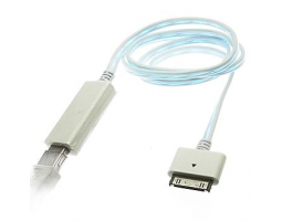 Шнур для мобильных устройств: Visible light USB to iPhone 4                     