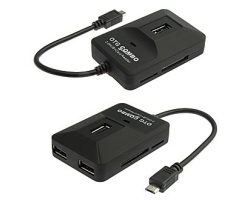 USB устройство: USB OTG card reader adapter 5in1                  