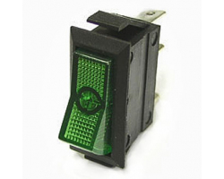 Переключатель: ASW-09-102 on-on   зеленый                        