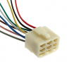 Соединитель автомобильный: DJ7091-6.3-21 (18AWG 300mm)                       