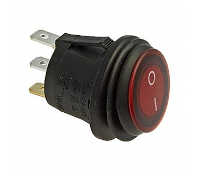 Переключатель: SB040 RED IP65 on-off ф20.2mm