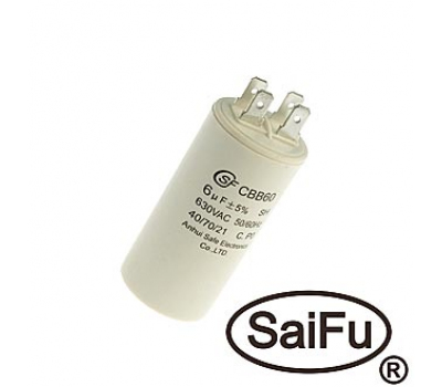 Конденсатор: CBB60 6uF 630V (SAIFU) Конденсатор: CBB60 6uF 630V (SAIFU)
