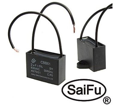 Конденсатор: CBB61   2uF  630V (SAIFU)