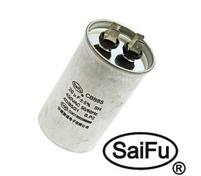 Конденсатор: CBB65  20uF  450V (SAIFU)