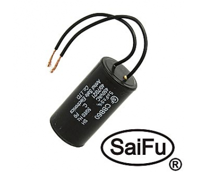 Конденсатор: CBB60 5uF 450V WIRE (SAIFU) Конденсатор: CBB60 5uF 450V WIRE (SAIFU)