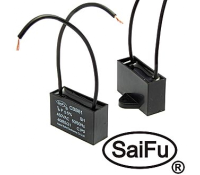 Конденсатор: CBB61 1uF 450V (SAIFU) Конденсатор: CBB61 1uF 450V (SAIFU)