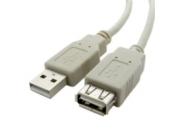 Компьютерный шнур: USB-A F  USB-A M 1.5m                             