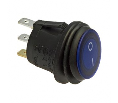 Переключатель: SB040-12V BLUE IP65 on-off ф20.2mm Переключатель: SB040-12V BLUE IP65 on-off ф20.2mm