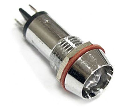 Светодиод в корпусе: L-617-W  220v (12mm)