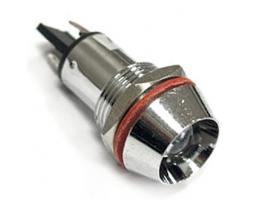 Светодиод в корпусе: L-619-W 220v (16mm) Светодиод в корпусе: L-619-W 220v (16mm)