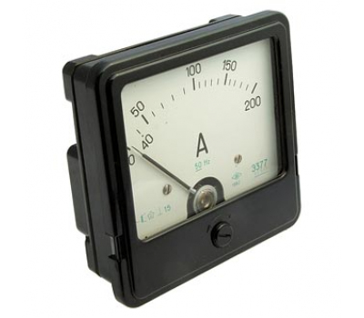 Прибор щитовой: Э377 200А/5 (50ГЦ)