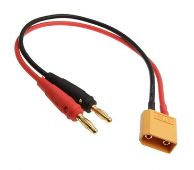 Разъем: Banana 4.0 to XT90 14AWG 25cm Разъем: Banana 4.0 to XT90 14AWG 25cm