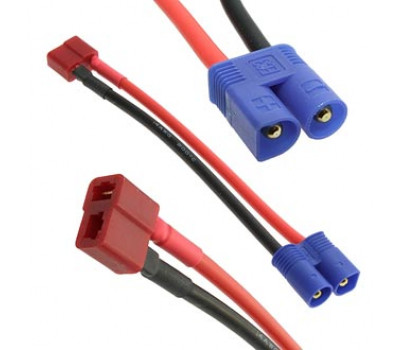 Разъем: Deans f to EC3 M adapter 14AWG 10CM