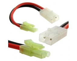 Разъем: Tamiya F to mini Tamiya M 14AWG                   