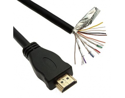 Шнур интерфейсный: Кабель HDMI 1М с одиним разъемом                  