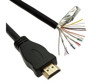 Шнур интерфейсный: Кабель HDMI 1М с одиним разъемом