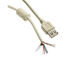 Компьютерный шнур: USB-A F  1.8m F                                   