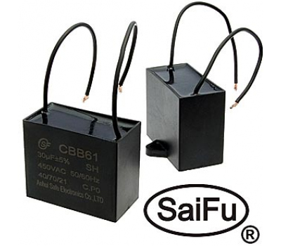 Конденсатор: CBB61  30uF  450V  (SAIFU)