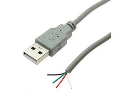 Компьютерный шнур: USB-A M 1.8m (unshielded)                         
