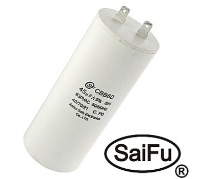 Конденсатор: CBB60 45uF 630V (SAIFU) Конденсатор: CBB60 45uF 630V (SAIFU)