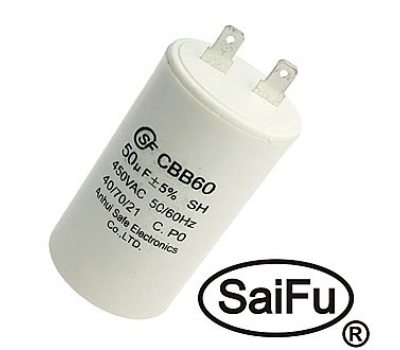 Конденсатор: CBB60 50uF 450V (SAIFU) Конденсатор: CBB60 50uF 450V (SAIFU)