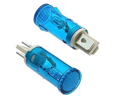 Неоновая лампа в корпусе: MDX-14 blue 220V Неоновая лампа в корпусе: MDX-14 blue 220V