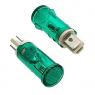 Неоновая лампа в корпусе: MDX-14 green 220V                                 