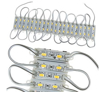 Светодиодный модуль: 5730 2LED 12V 0.48W W-W Светодиодный модуль: 5730 2LED 12V 0.48W W-W