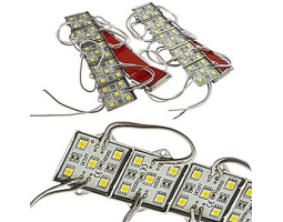 Светодиодный модуль: 5050 5LED 12V 1.2W W-W Светодиодный модуль: 5050 5LED 12V 1.2W W-W