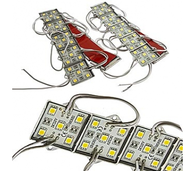 Светодиодный модуль: 5050 5LED 12V 1.2W W-W Светодиодный модуль: 5050 5LED 12V 1.2W W-W