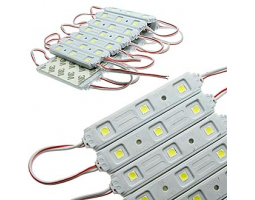 Светодиодный модуль: 5050 3LED S lamp 12V 0.75W W IP65 Светодиодный модуль: 5050 3LED S lamp 12V 0.75W W IP65