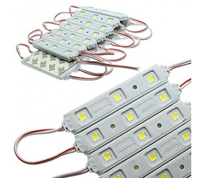Светодиодный модуль: 5050 3LED S lamp 12V 0.75W W IP65 Светодиодный модуль: 5050 3LED S lamp 12V 0.75W W IP65
