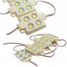 Светодиодный модуль: 5050 4LED 12V 1W W  IP65                          