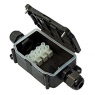Коробка распределительная: BOX-2-1 IP65 2pin CA10 10A/450V                   