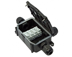 Коробка распределительная: BOX-3 IP65 3pin PC924P 10A/450V Коробка распределительная: BOX-3 IP65 3pin PC924P 10A/450V