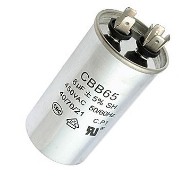 Конденсатор: CBB65   8uF  450V
