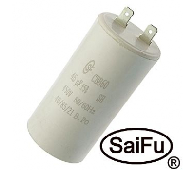 Конденсатор: CBB60 45uF 450V (SAIFU) Конденсатор: CBB60 45uF 450V (SAIFU)