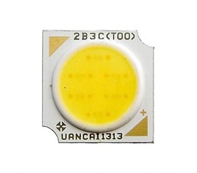 Мощные светодиоды: 3W 12V 80LM 6500K 13*13 11MM COB Мощные светодиоды: 3W 12V 80LM 6500K 13*13 11MM COB