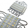 Светодиодный модуль: 5050 3LED  LENS 12V 0.75W W-W IP65                