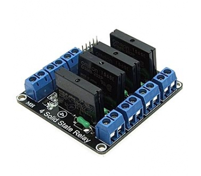 Модуль электронный: 4-CH 5V Solid-state Relay(Red)