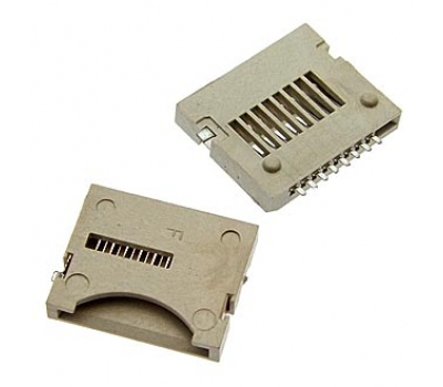 Держатель карт: Micro-SD SMD plastic right socket