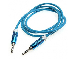 Аудио/Видео шнур: AUX0001 3.5mm 4pin  1m                            