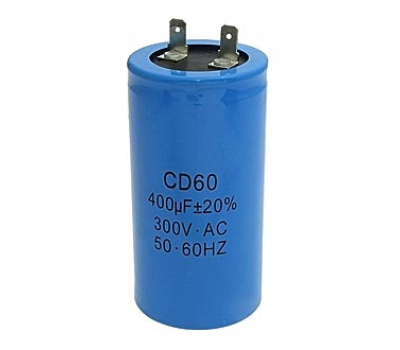 Конденсатор: CD60 400uF 300V Конденсатор: CD60 400uF 300V