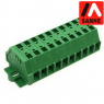 Клеммник нажимной: SH331-5.0-10P1 (green)                            