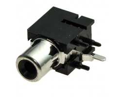 Разъем: RCA-109 PCB jack black Разъем: RCA-109 PCB jack black