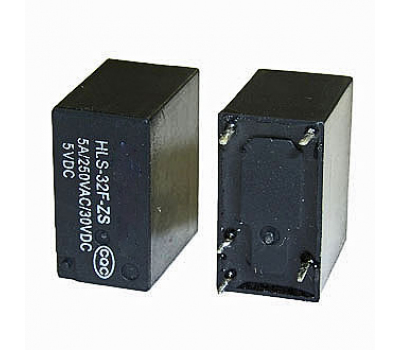 Реле: 32F (JZC-32F) 5VDC 3A Реле: 32F (JZC-32F) 5VDC 3A