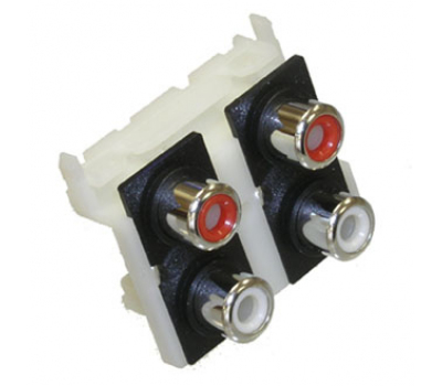 Разъем: RCA-408 гн на плату (RS-408) Разъем: RCA-408 гн на плату (RS-408)