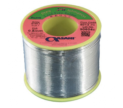 Припой: Sn99.3/CU0.7 d0.8mm 250g ASAHI Припой: Sn99.3/CU0.7 d0.8mm 250g ASAHI